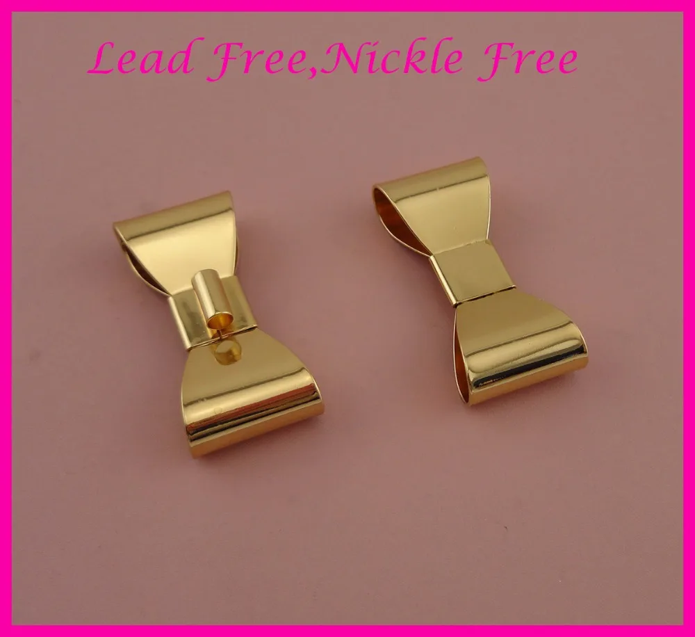 6PCS 2.4cm*5.2cm Golden Metal hair Bows Charms Ornaments for 4mm Elastic hair bands,Headbands Lead Free Nickle Free
6PCS 2.4cm*5.2cm Golden Metal hair Bows Charms Ornaments for 4mm Elastic hair bands,Headbands Lead Free Nickle Free