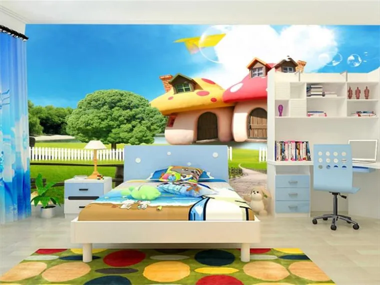 Custom Photo Mural Wallpaper For Kids Room 3D Cartoon Mushroom Room Children Bedroom Home Decor Wall Painting Papel De Parede 3D
Custom Photo Mural Wallpaper For Kids Room 3D Cartoon Mushroom Room Children Bedroom Home Decor Wall Painting Papel De Parede 3D