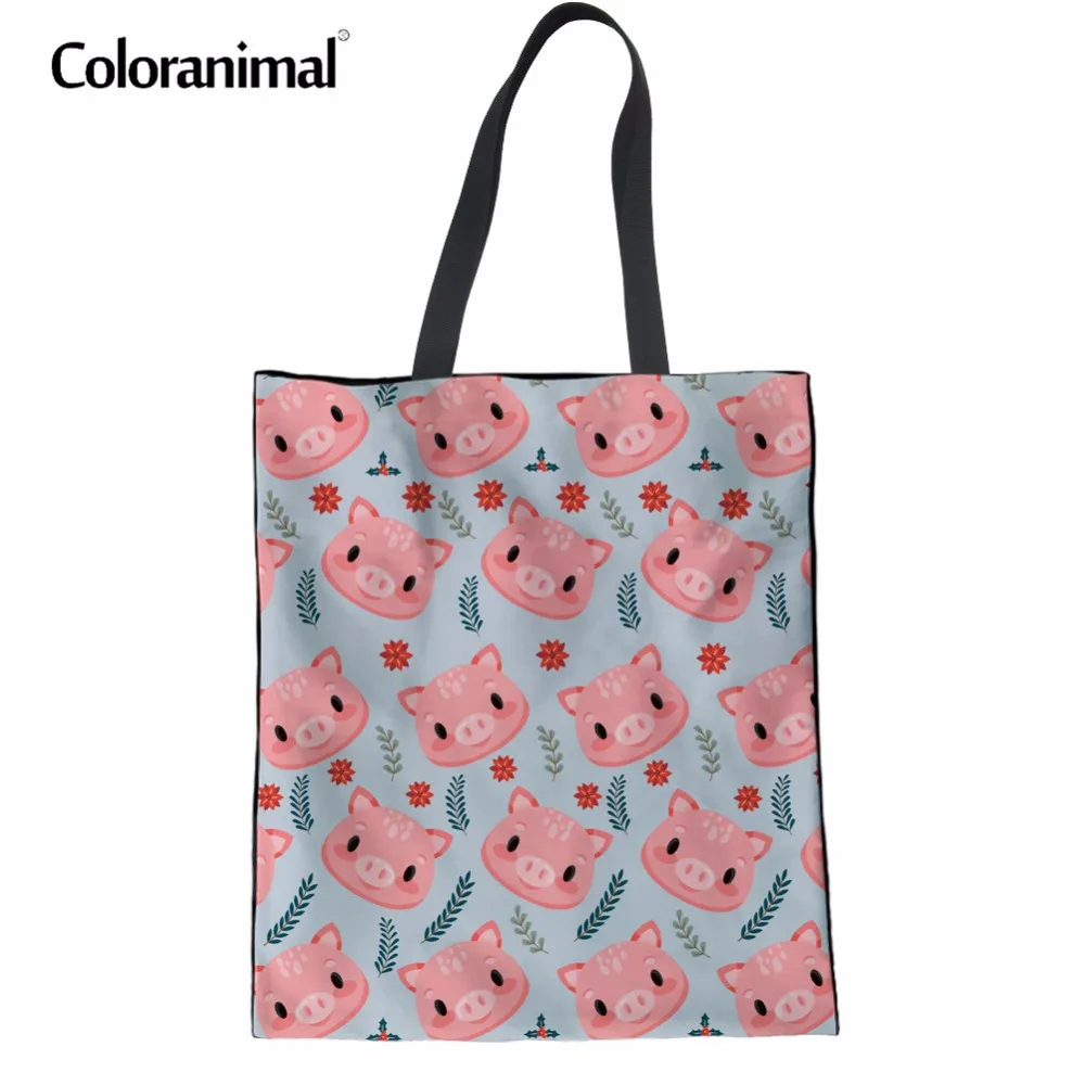 Повседневные женские сумки для покупок Coloranimal с мультяшными свиньями, модная дизайнерская женская сумка-тоут на плечо, женская льняная сумк...
Повседневные женские сумки для покупок Coloranimal с мультяшными свиньями, модная дизайнерская женская сумка-тоут на плечо, женская льняная сумк...