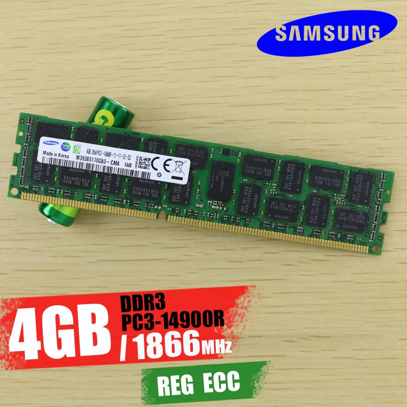 Серверная оперативная память SAMSUNG 16 ГБ 8 4 г DDR3 2RX4 PC3 10600R 12800R 14900R ECC REG 1866 МГц 1600 1333 PC RAM