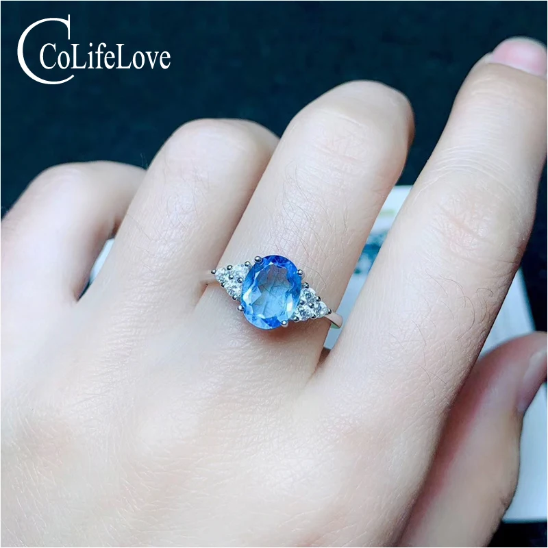 CoLife Jewelry Fashion Silver Topaz Ring for Engagement 1ct VVS Natural Topaz Silver Ring Solid 925 Topaz Jewelry
CoLife Jewelry Fashion Silver Topaz Ring for Engagement 1ct VVS Natural Topaz Silver Ring Solid 925 Topaz Jewelry