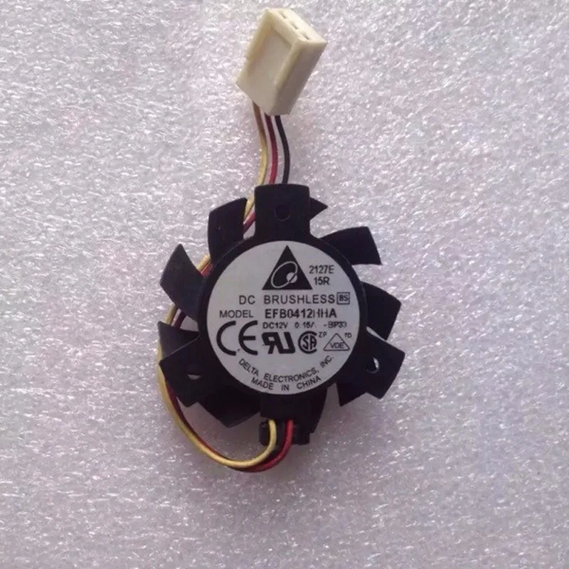 Original Delta EFB0412HHA DC 12V 0.15A 2 lines or 3 lines cooling fan for graphics card
Original Delta EFB0412HHA DC 12V 0.15A 2 lines or 3 lines cooling fan for graphics card