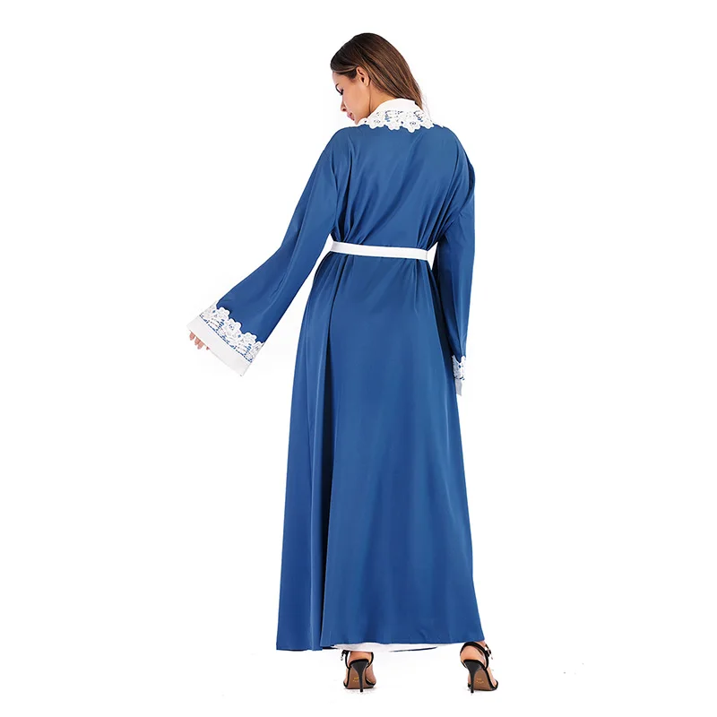 Modest fashion turkish dubai abayas hijab dress for women white lace kimono islamic clothing worship service
Modest fashion turkish dubai abayas hijab dress for women white lace kimono islamic clothing worship service