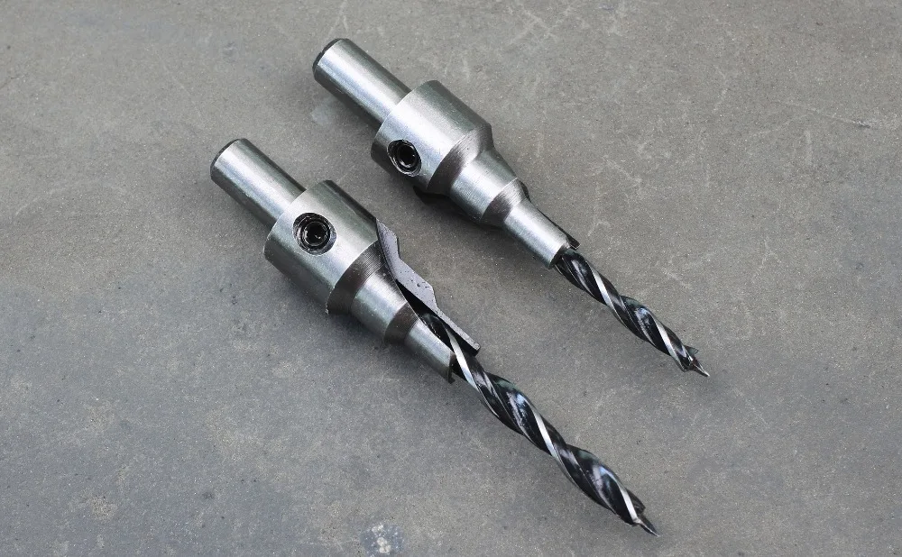 Special 2 Steps Carpentry Counterbores Three Tip Sink Head Drill Since Centring Cone Hole Opener | Инструменты