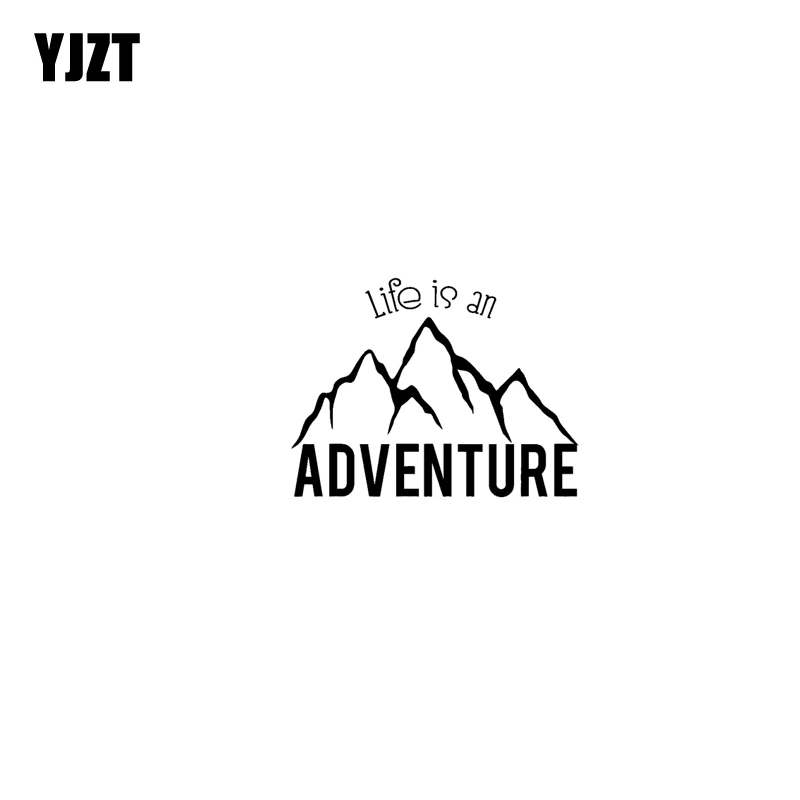 YJZT 17.8CM*13.5CM Life Is An Adventure Vinyl Motorcycle Car Sticker Decals Black/Silver C13-000382
YJZT 17.8CM*13.5CM Life Is An Adventure Vinyl Motorcycle Car Sticker Decals Black/Silver C13-000382