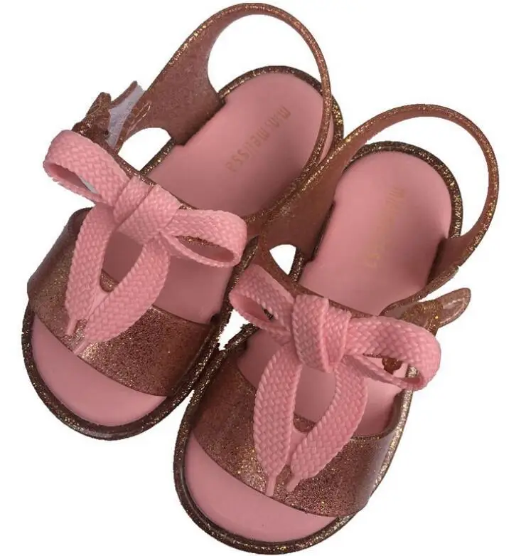 Мини-туфли новинка 2019 летняя стильная обувь-желе Нескользящие Детские пляжные