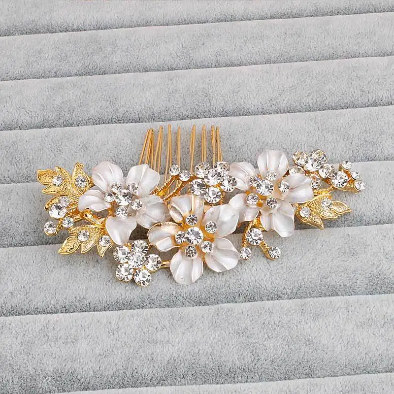 Floralbride Art Deco Clear Rhinestones Crystal Flower Leaf Alloy Wedding Hair Comb Bridal Hair Accessories Hair Jewelry
Floralbride Art Deco Clear Rhinestones Crystal Flower Leaf Alloy Wedding Hair Comb Bridal Hair Accessories Hair Jewelry