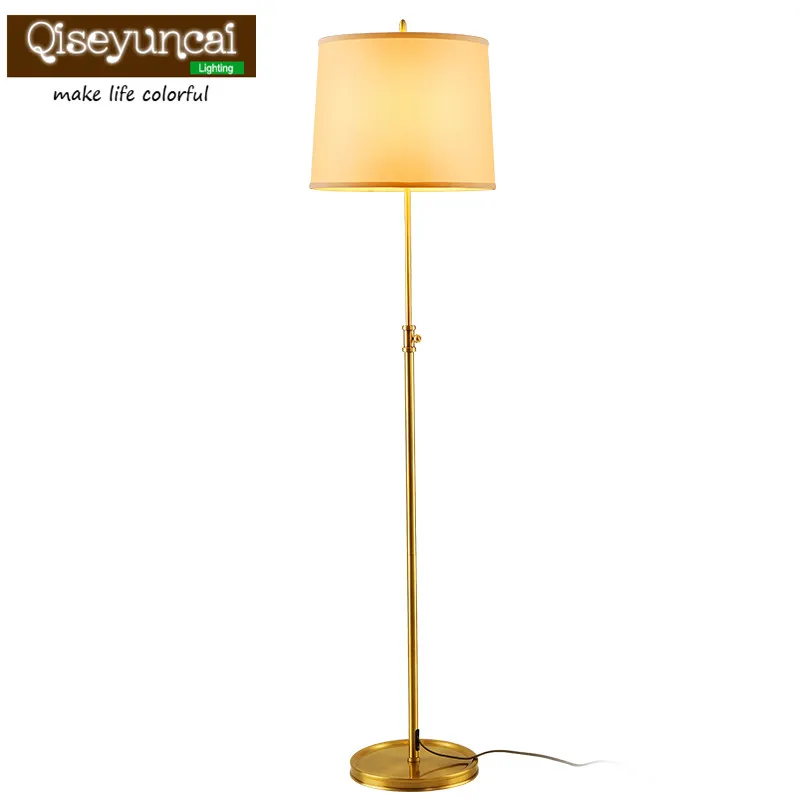 Qiseyuncai 2018 new American Village Copper Floor lamp Simple Garden Living room Study Bedroom Bedside lamps
Qiseyuncai 2018 new American Village Copper Floor lamp Simple Garden Living room Study Bedroom Bedside lamps
