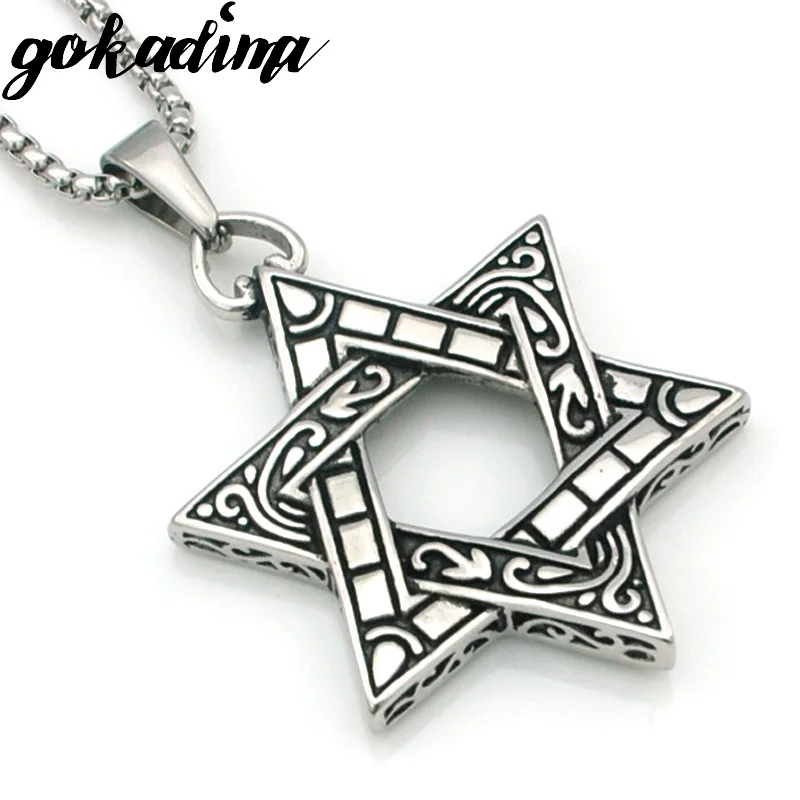 GOKADIMA 2019 New Men Stainless Steel Pendant Necklace Hexagram Star Jewelry Fashion Gift WP670
GOKADIMA 2019 New Men Stainless Steel Pendant Necklace Hexagram Star Jewelry Fashion Gift WP670