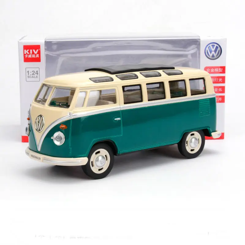 1:24 scale car toys Volkswagen microbus diecast car tourist bus alloy pull back toy with sound and light ollection decoration
1:24 scale car toys Volkswagen microbus diecast car tourist bus alloy pull back toy with sound and light ollection decoration
