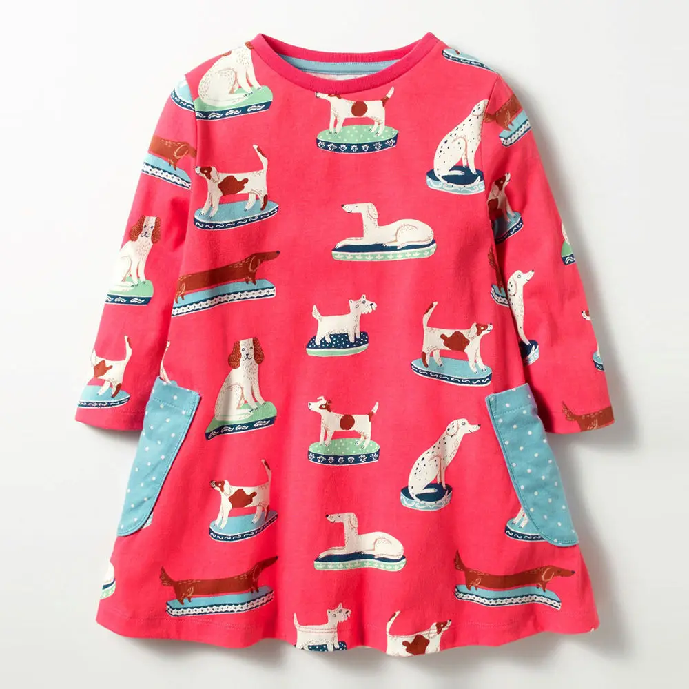 Jumping Meters Dog Red Long Sleeve 2018 Brand Autumn Dresses Baby Girls Costumes For Kids Clothes Patter Princess Children
Jumping Meters Dog Red Long Sleeve 2018 Brand Autumn Dresses Baby Girls Costumes For Kids Clothes Patter Princess Children