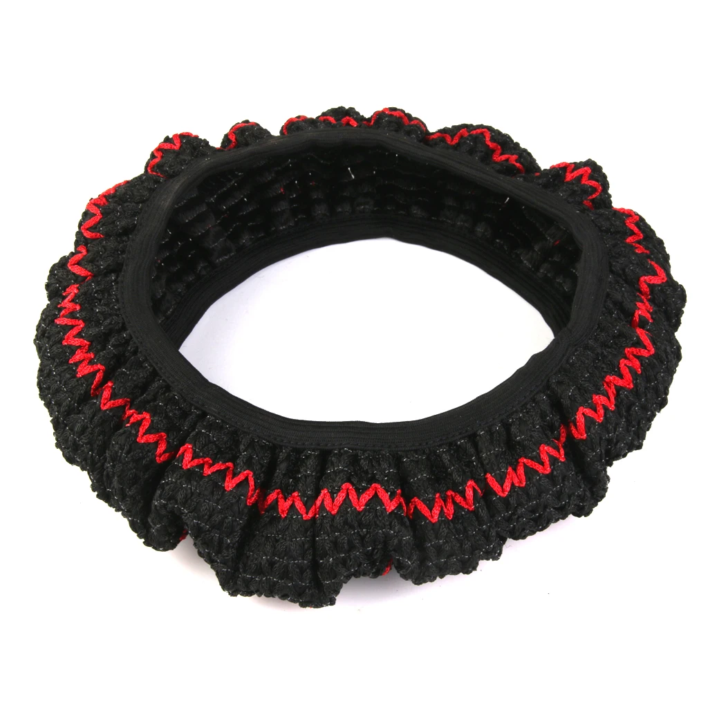 Non-slip Ice Silk Car Steering Wheel Cover Vehicle Grips Skin Universal blk Steering Wheels Accessories for 38cm / 14.96 inch
Non-slip Ice Silk Car Steering Wheel Cover Vehicle Grips Skin Universal blk Steering Wheels Accessories for 38cm / 14.96 inch