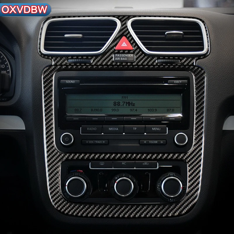 Carbon Fiber interior trim Center Console CD Air Panel Outlet Decorative Frame Sticker For volkswagen scirocco Accessories 09-13
Carbon Fiber interior trim Center Console CD Air Panel Outlet Decorative Frame Sticker For volkswagen scirocco Accessories 09-13