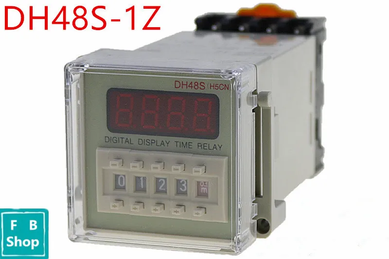 DH48S-1Z SPDT 12 в 24 110 В 220 переменного тока цифровой таймер реле на задержку 8 контактов
