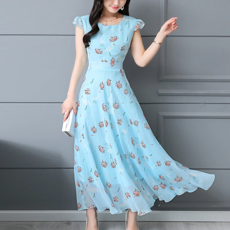 fashion new beach summer maxi dress Women Short sleeve High Waist Chiffon Dress Summer Vintage style Elegant long Dress Vestidos
fashion new beach summer maxi dress Women Short sleeve High Waist Chiffon Dress Summer Vintage style Elegant long Dress Vestidos