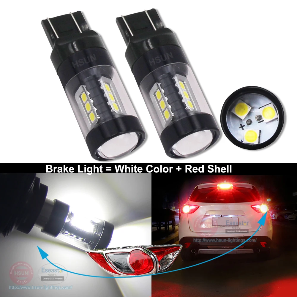 2Pcs T20 W21W LED W21/5W LED WY21W 7440 7443 LED Bulb T25 3157 3156 p27/7w Car Brake Reverse Light 12-24V Lamp Turn Signal
2Pcs T20 W21W LED W21/5W LED WY21W 7440 7443 LED Bulb T25 3157 3156 p27/7w Car Brake Reverse Light 12-24V Lamp Turn Signal