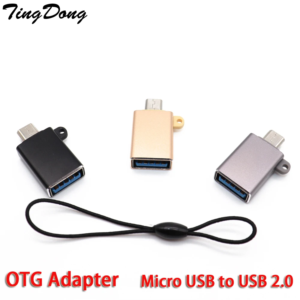 Адаптер для передачи данных Micro USB к 2 0 OTG флеш накопителя Android смартфона