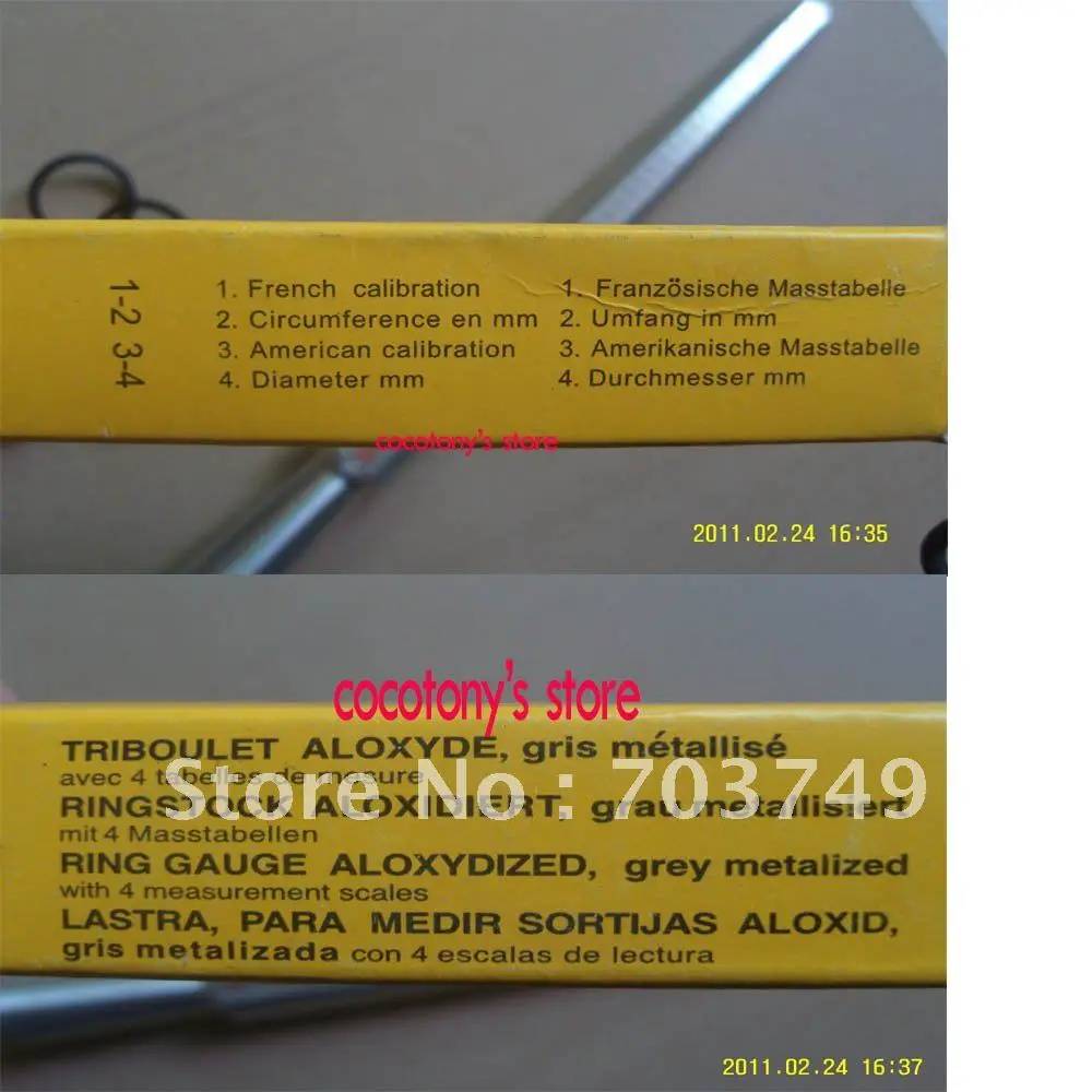Wholesale - Jewelry 4 in 1 Rings size Gauge stick tools measurements finger ring gauge Accessories
Wholesale - Jewelry 4 in 1 Rings size Gauge stick tools measurements finger ring gauge Accessories