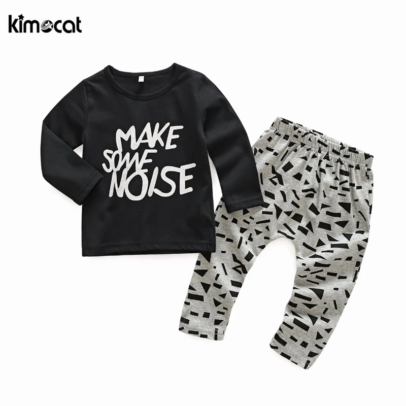 Kimocat, одежда для маленьких мальчиков, два детских костюма, хлопковая Повседневная футболка с принтом из мультфильма и штаны, комплект одежды...
Kimocat, одежда для маленьких мальчиков, два детских костюма, хлопковая Повседневная футболка с принтом из мультфильма и штаны, комплект одежды...
