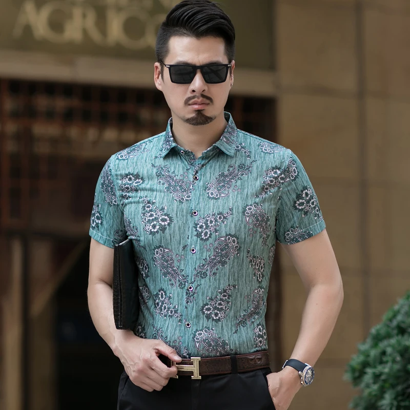 MYAZHOU 2019 Summer Fashion Men's Casual Shirt Men's Short Sleeve Floral Printing Shirt Large Size Slim Mens Brand Shirt 6XL 7XL
MYAZHOU 2019 Summer Fashion Men's Casual Shirt Men's Short Sleeve Floral Printing Shirt Large Size Slim Mens Brand Shirt 6XL 7XL