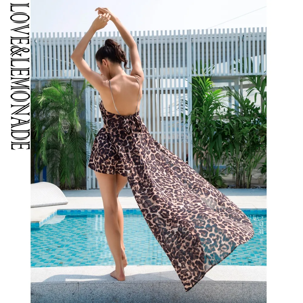 LOVE&LEMONADE Brown Leopard Pattern Deep V-Neck Chiffon Two-Pieces Beach Sets LM80422
LOVE&LEMONADE Brown Leopard Pattern Deep V-Neck Chiffon Two-Pieces Beach Sets LM80422