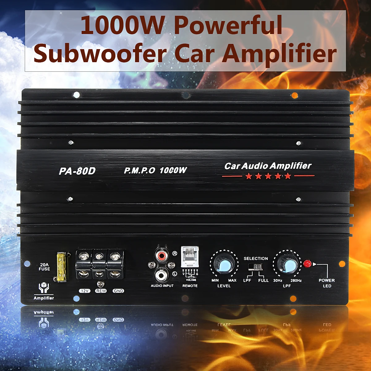 KROAK 12V 1000W 10 Inch Mono Car Audio Power Amplifier Powerful Bass Subwoofers Audio Amplifier Board DIY Amp
KROAK 12V 1000W 10 Inch Mono Car Audio Power Amplifier Powerful Bass Subwoofers Audio Amplifier Board DIY Amp