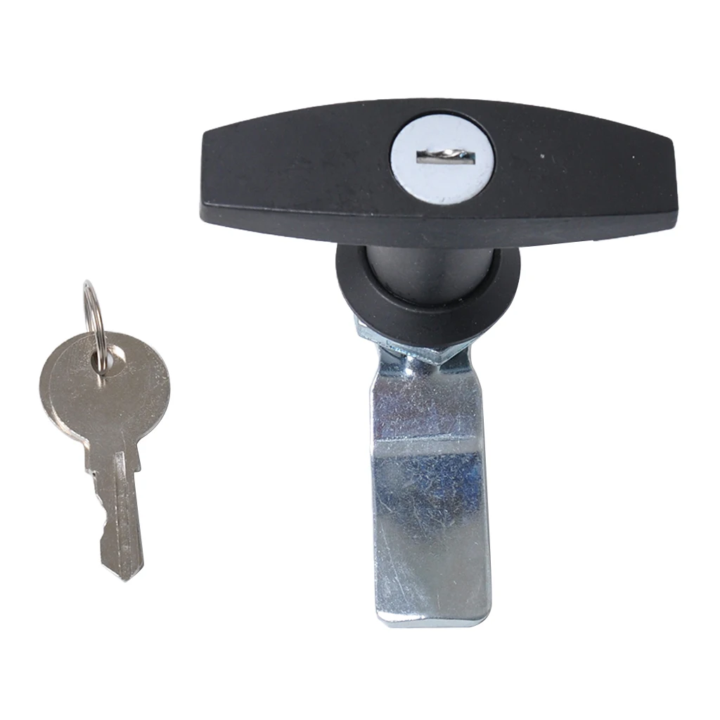 Black Safe Garage Secure Garage Door Opener T Handle Lock with Keys for Boat / RV With 2 Keys For Toolbox Cabinet
Black Safe Garage Secure Garage Door Opener T Handle Lock with Keys for Boat / RV With 2 Keys For Toolbox Cabinet