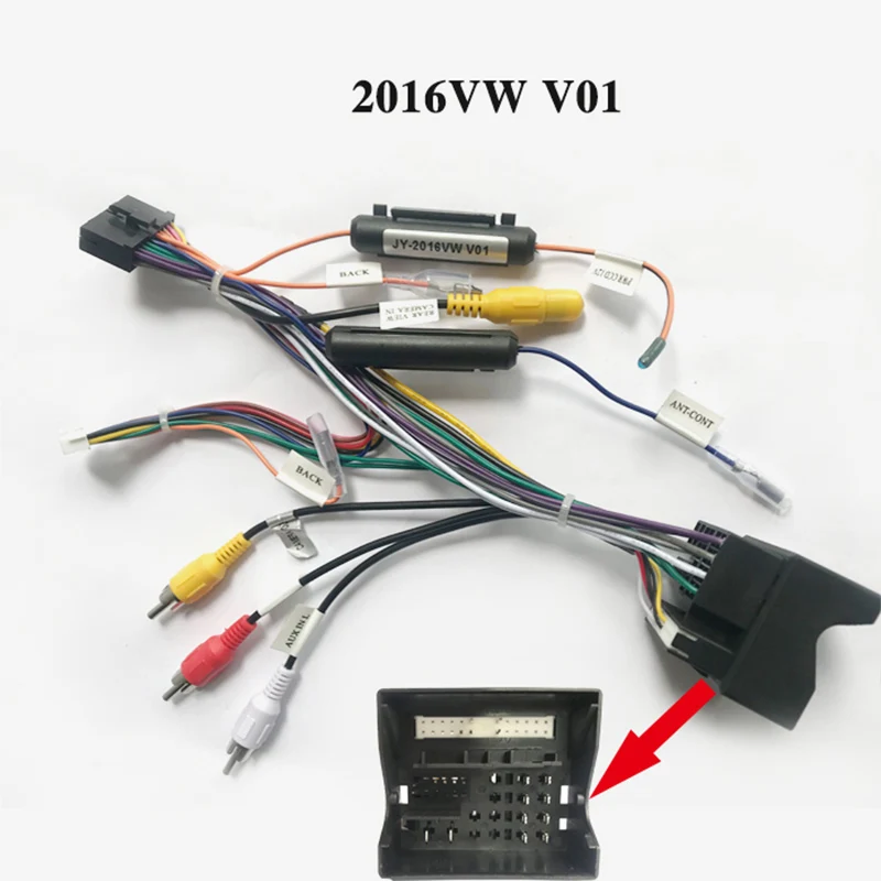 New Hot Special ARKRIGHT Wiring Harness Cable For 2016 VW Radio Head Unit Adaptor
New Hot Special ARKRIGHT Wiring Harness Cable For 2016 VW Radio Head Unit Adaptor