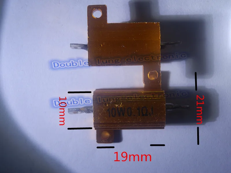 10pcs/lot 10W Golden Aluminium Resistor 0.1R 0.2R 0.3R 0.4R 0.5R 0.6R 0.8R 1.5R 2.2R 4.7R ohm Gold Aluminium Shell Resistance
10pcs/lot 10W Golden Aluminium Resistor 0.1R 0.2R 0.3R 0.4R 0.5R 0.6R 0.8R 1.5R 2.2R 4.7R ohm Gold Aluminium Shell Resistance