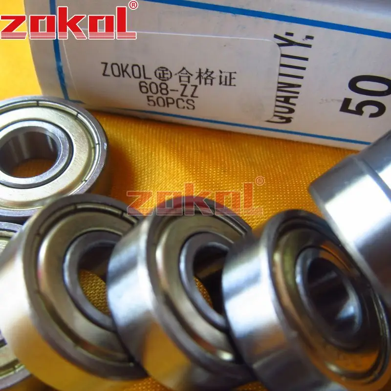 ZOKOL bearing 10PCS 608 ZZ Miniature 608-ZZ 608ZZ 80018 Deep Groove ball bearing 8*22*7mm
ZOKOL bearing 10PCS 608 ZZ Miniature 608-ZZ 608ZZ 80018 Deep Groove ball bearing 8*22*7mm
