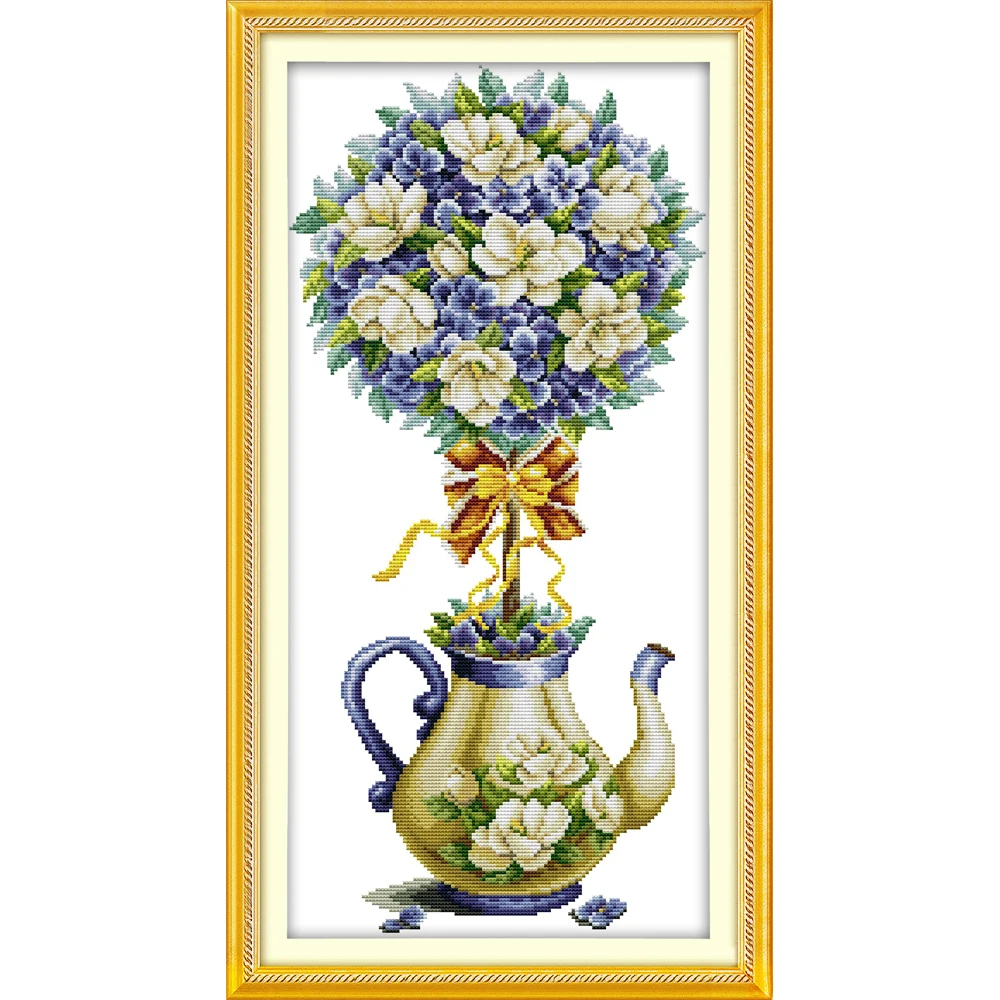 Everlasting Love Christmas Magnolia Teapot Chinese Cross Stitch Kits Ecological Cotton Stamped 11 14CT New Store Sales Promotion
Everlasting Love Christmas Magnolia Teapot Chinese Cross Stitch Kits Ecological Cotton Stamped 11 14CT New Store Sales Promotion