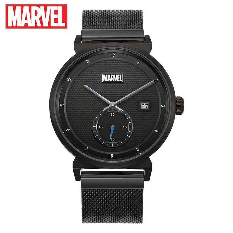 Мужские кварцевые наручные часы Marvel Avengers, из нержавеющей стали, ультратонкие, водонепроницаемые, черные
Мужские кварцевые наручные часы Marvel Avengers, из нержавеющей стали, ультратонкие, водонепроницаемые, черные