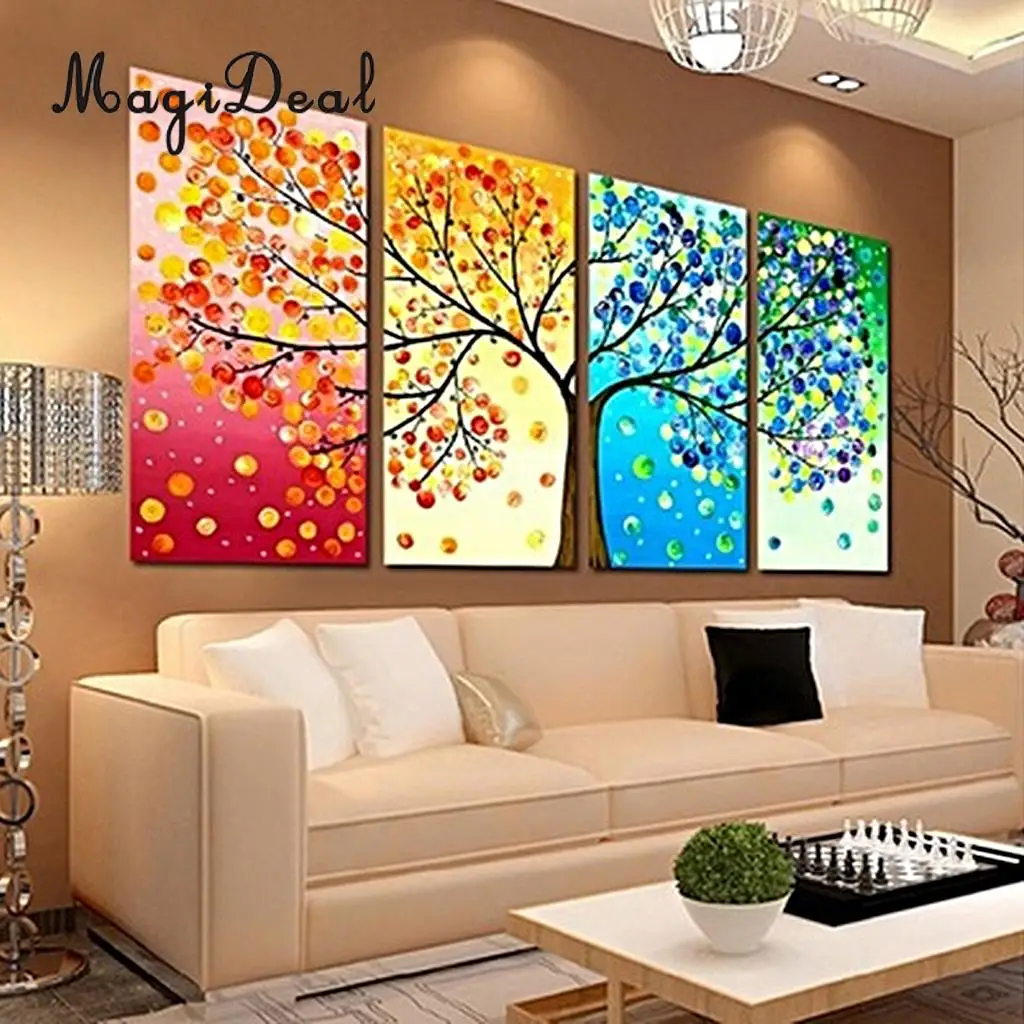 4Pcs Season Trees Canvas Print Wall Art Painting Unframed Picture Home Decor Spray Painting Rectangle Wall Art Modular Pictures 
4Pcs Season Trees Canvas Print Wall Art Painting Unframed Picture Home Decor Spray Painting Rectangle Wall Art Modular Pictures