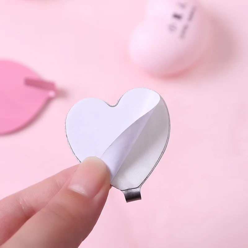 8 Pieces Girl heart simple creative home sticky hook love heart silver stainless steel hook room seamless decoration
8 Pieces Girl heart simple creative home sticky hook love heart silver stainless steel hook room seamless decoration