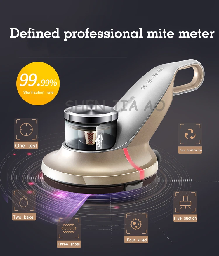 Household except mite meter UV disinfection to mites vacuum cleaners handheld bed except mite instrument 220V 500W
Household except mite meter UV disinfection to mites vacuum cleaners handheld bed except mite instrument 220V 500W