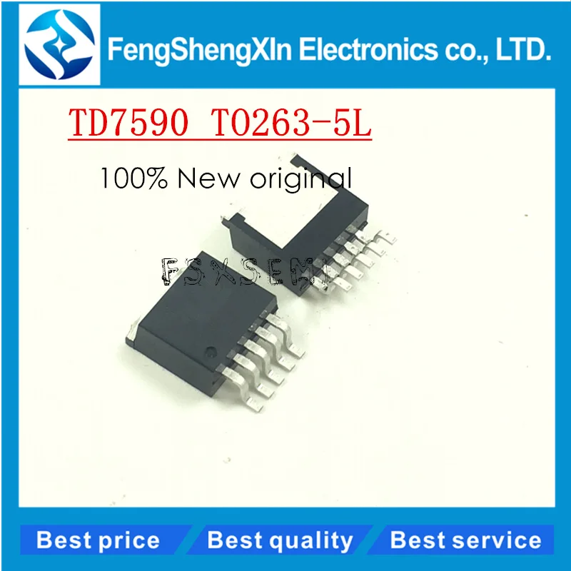 5pcs/lot 100% NEW TD7590 5A 240KHz 36V PWM Buck DC/DC Converter TO263 TD DC/DC power management chip
5pcs/lot 100% NEW TD7590 5A 240KHz 36V PWM Buck DC/DC Converter TO263 TD DC/DC power management chip
