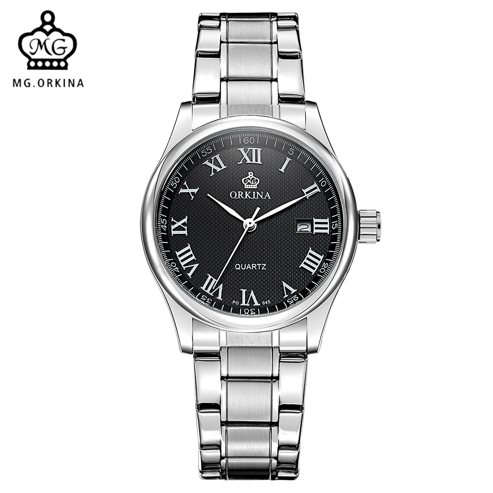 MG. ORKINA Fashion Casual Men Watch Quartz Japan Movt Stainless Steel Case Auto Date Montre Homme Relogio Male Heren Horloges
MG. ORKINA Fashion Casual Men Watch Quartz Japan Movt Stainless Steel Case Auto Date Montre Homme Relogio Male Heren Horloges