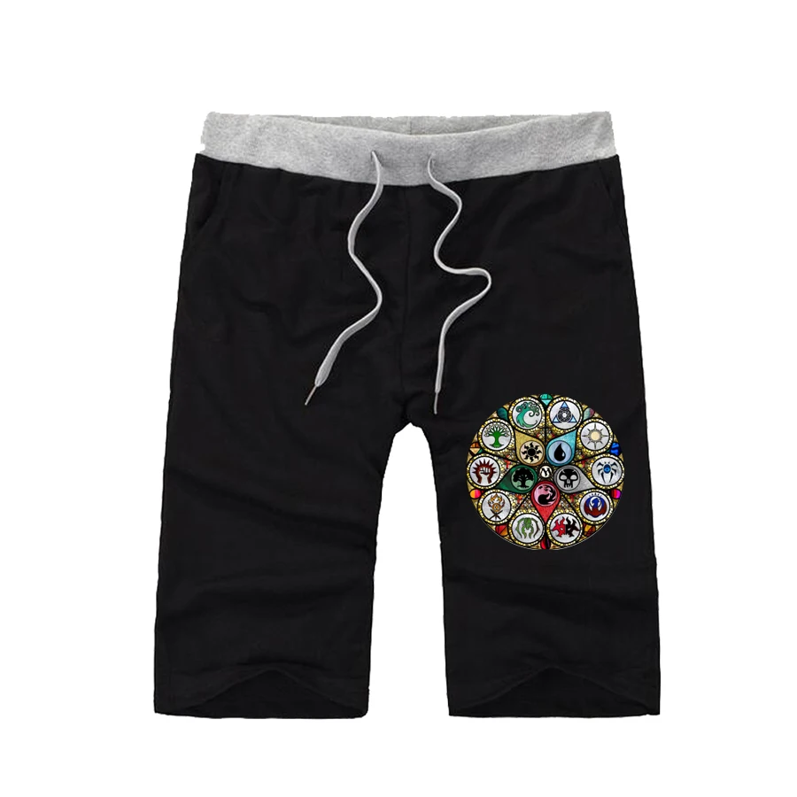 

Шорты мужские с аниме «Семь смертных грехов», повседневные короткие штаны, хлопковые шорты для подростков, однотонные короткие брюки до колена