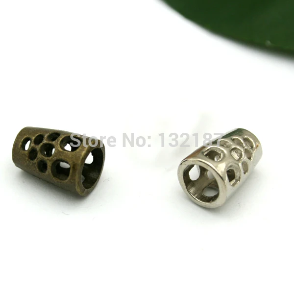 

100pcs/lot metal zinc alloy bell stoppers cord ends locks for 4mm bungee cord silver nickle/bronze free shipping BELL-009