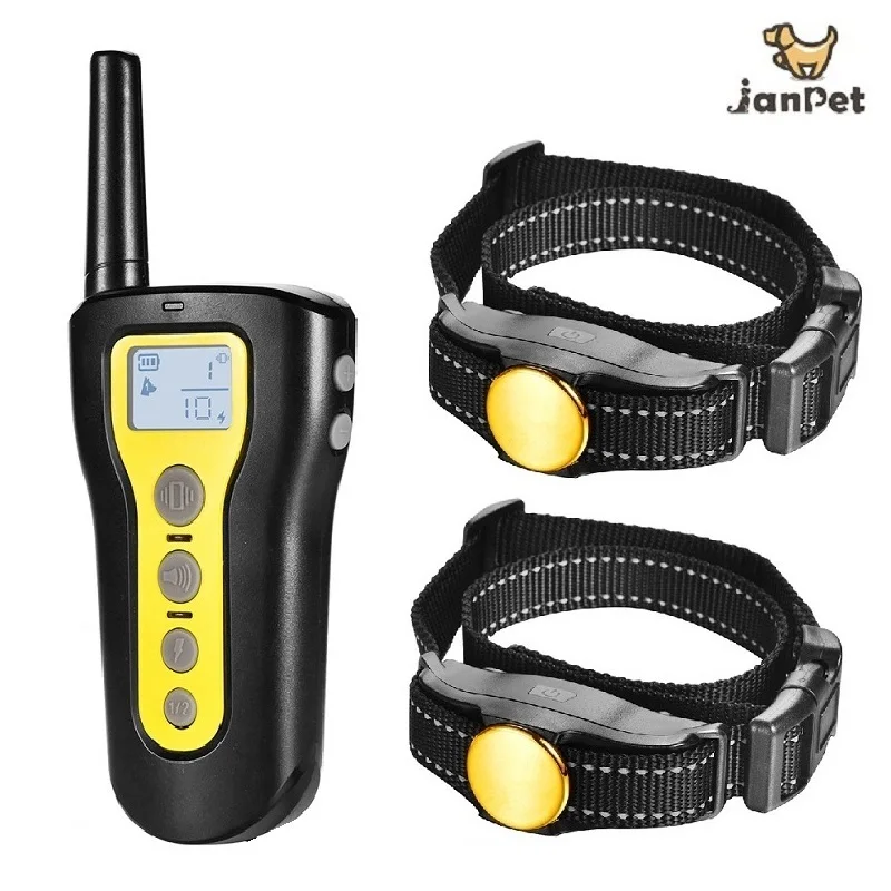 JanPet Remote Dog Training Collar Rechargeable Waterproof Dog Electronic Shock Training Collar with LCD display For 1 or 2 Dogs
JanPet Remote Dog Training Collar Rechargeable Waterproof Dog Electronic Shock Training Collar with LCD display For 1 or 2 Dogs