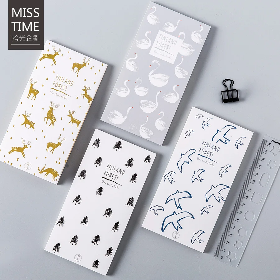 Finland Forest Series Can Tear Sticky Note Stationery Memo Pad Daily Plan Office School Supplies
Finland Forest Series Can Tear Sticky Note Stationery Memo Pad Daily Plan Office School Supplies