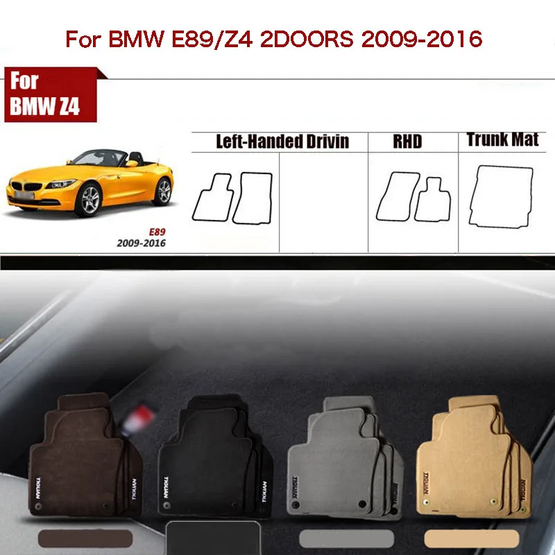 2pcs Custom Made 1/2" Thickness Solid Nylon Interior Odorless Floor Carpet Mats Cover Fitted For BMW Z4 E89 2009-16
2pcs Custom Made 1/2" Thickness Solid Nylon Interior Odorless Floor Carpet Mats Cover Fitted For BMW Z4 E89 2009-16