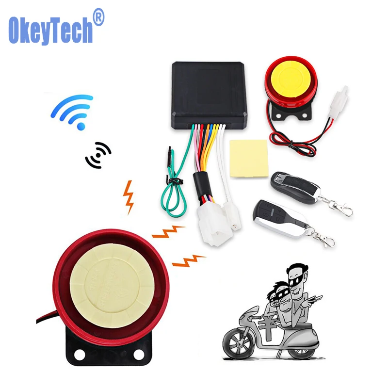 OkeyTech Motorcycle Keyless Entry Moto Alarm System Universal Anti-theft Security System Speaker Remote Control Engine Start
OkeyTech Motorcycle Keyless Entry Moto Alarm System Universal Anti-theft Security System Speaker Remote Control Engine Start