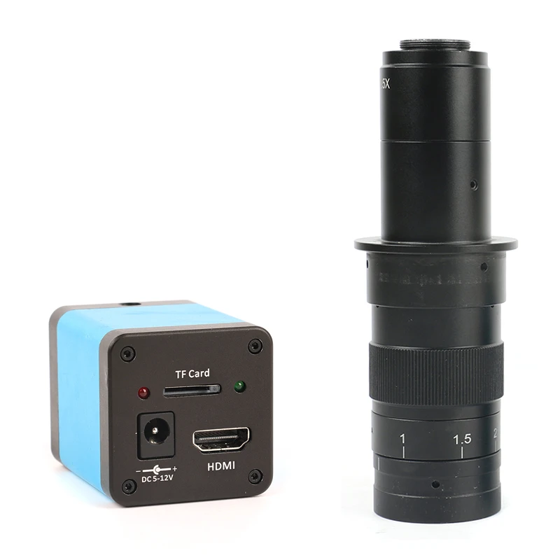 1080P 100X 180X 300X C Mount Lens Lab HDMI Industrial Electronic Digital Video Microscope Camera TF Recorder Phone PCB Soldering
1080P 100X 180X 300X C Mount Lens Lab HDMI Industrial Electronic Digital Video Microscope Camera TF Recorder Phone PCB Soldering