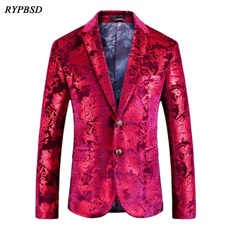 Velvet Red Blazer Men Paisley Floral Blazer Wine Red Suit Elegant Wedding Men's Blazer High Quality Plus Size M-5XL
Velvet Red Blazer Men Paisley Floral Blazer Wine Red Suit Elegant Wedding Men's Blazer High Quality Plus Size M-5XL