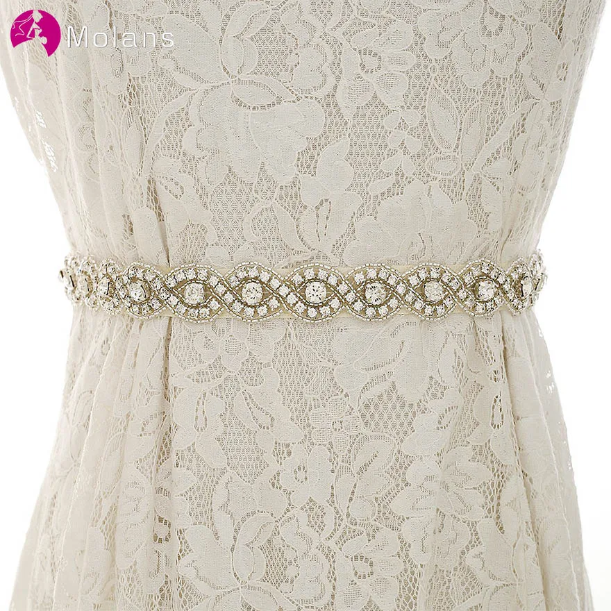 MOLANS Classical Criss-Cross Eight Shape Bridal Sashes for Wedding Dress Simple Fashion Diamonds Waistbands for Elegant Woman
MOLANS Classical Criss-Cross Eight Shape Bridal Sashes for Wedding Dress Simple Fashion Diamonds Waistbands for Elegant Woman