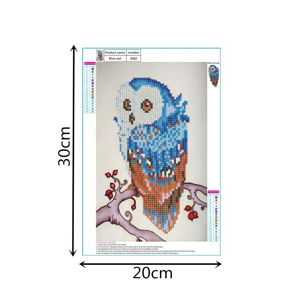diamond embroidery circle diamond special shape cartoon painting beautiful owl art rhinestone crystal painting home decoration
diamond embroidery circle diamond special shape cartoon painting beautiful owl art rhinestone crystal painting home decoration