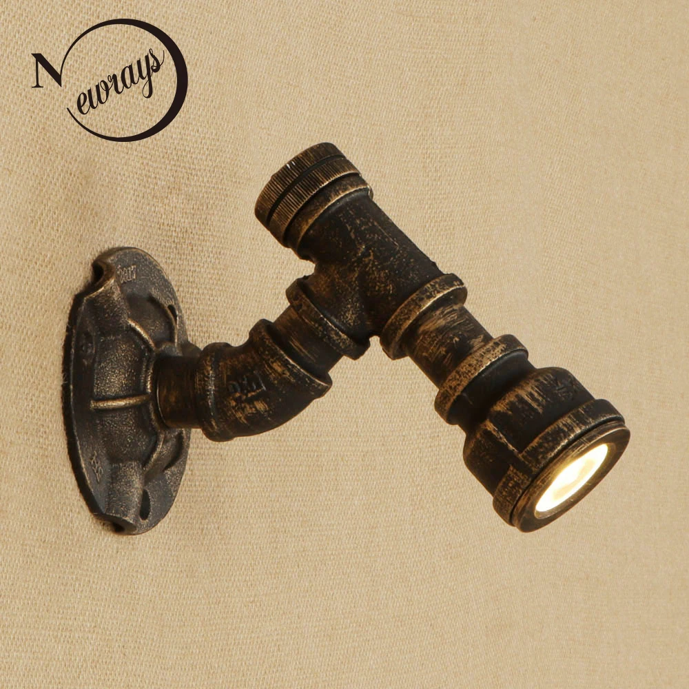LED Steam punk Loft Industrial iron rust Water pipe retro wall lamps sconce wall lights for living room bedroom restaurant bar
LED Steam punk Loft Industrial iron rust Water pipe retro wall lamps sconce wall lights for living room bedroom restaurant bar