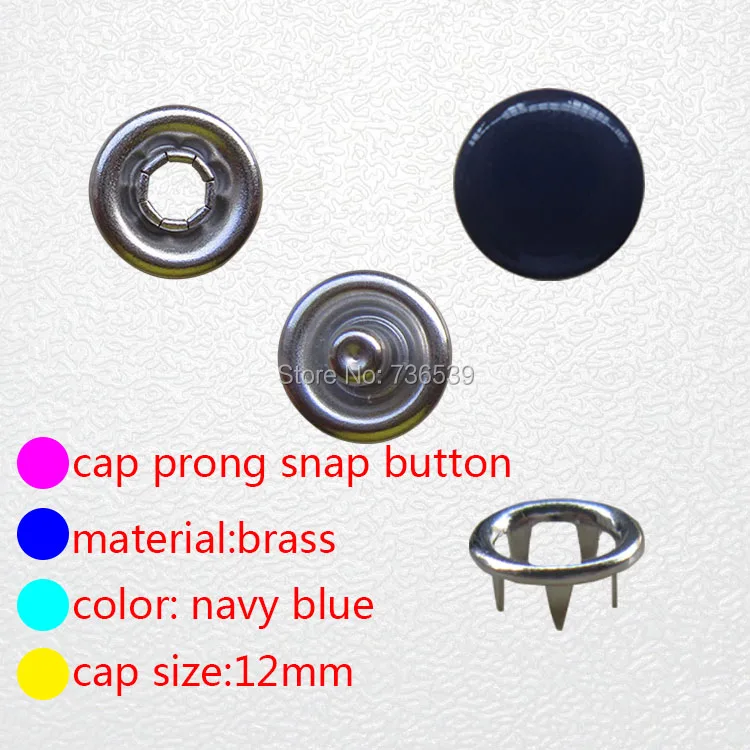 FREE SHIPPING- 12mm high quality brass navy blue cap prong snap button faster snap button
FREE SHIPPING- 12mm high quality brass navy blue cap prong snap button faster snap button