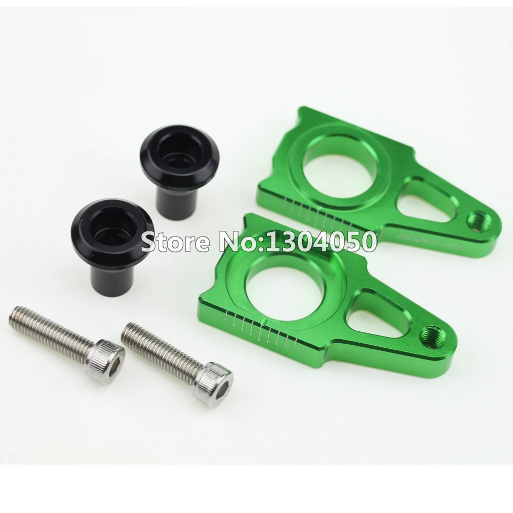 CNC Billet Rear Axle Blocks Chain Adjuster With Spool Slider For KX125 250 KX250 450F KLX450R Motorcross Dirt Bike NEW
CNC Billet Rear Axle Blocks Chain Adjuster With Spool Slider For KX125 250 KX250 450F KLX450R Motorcross Dirt Bike NEW